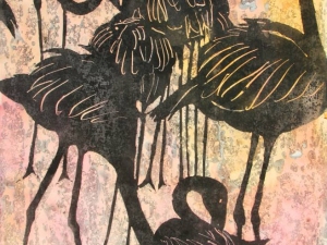 petroglyph-flamingoes-22x30-